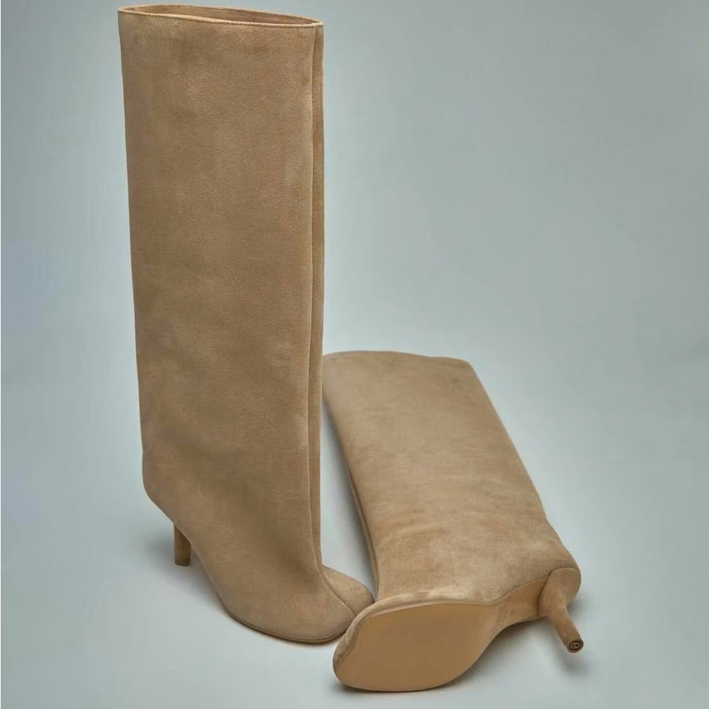 ISO:  MM6 Maison Margiela
Anotomic slip-on suede boots